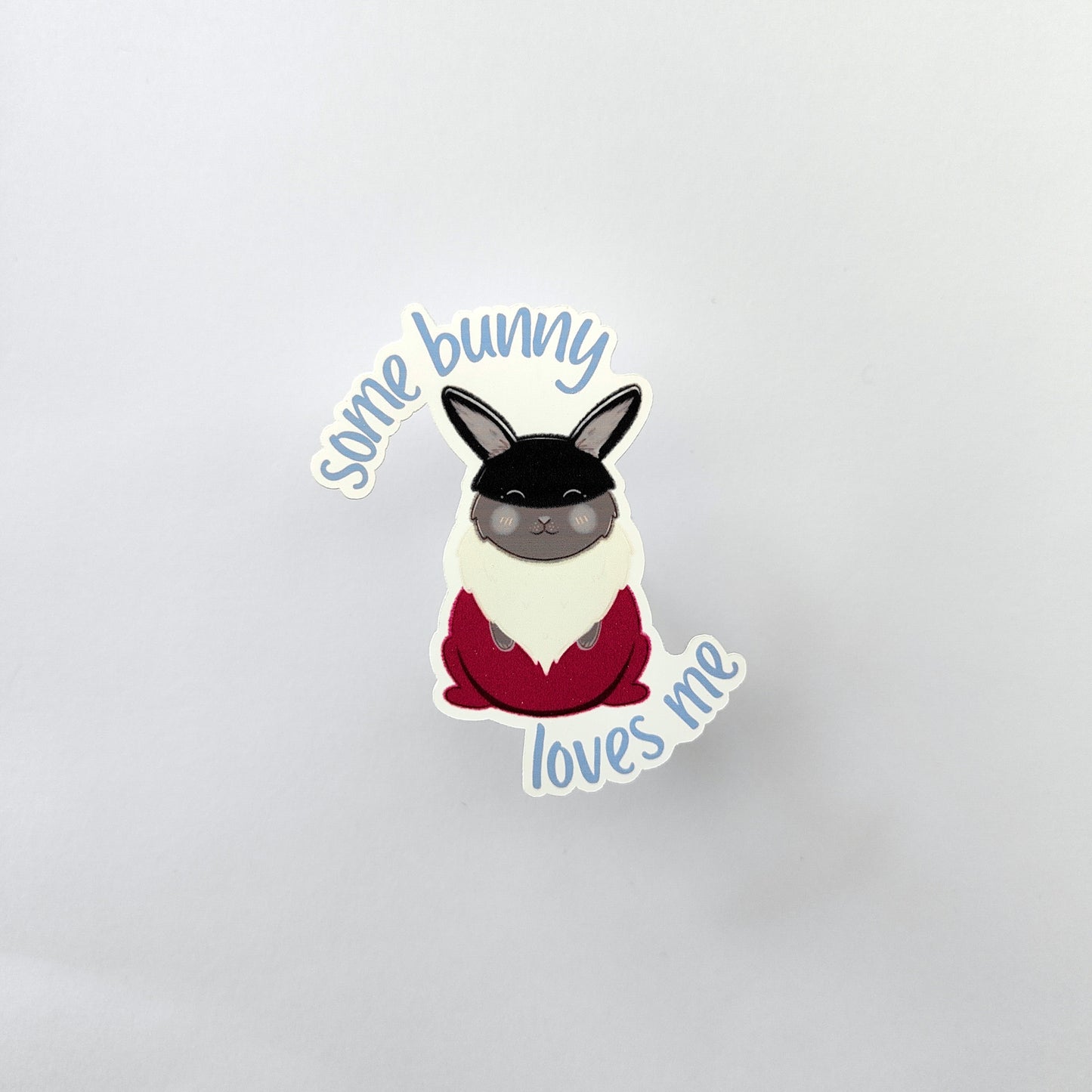 'Some Bunny Loves Me' Asexual Pride Sticker