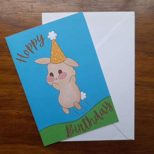 'Hoppy Birthday!' Greetings Card